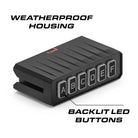 Feniex 6X Switch Box weatherproof housing with backlit LED buttons