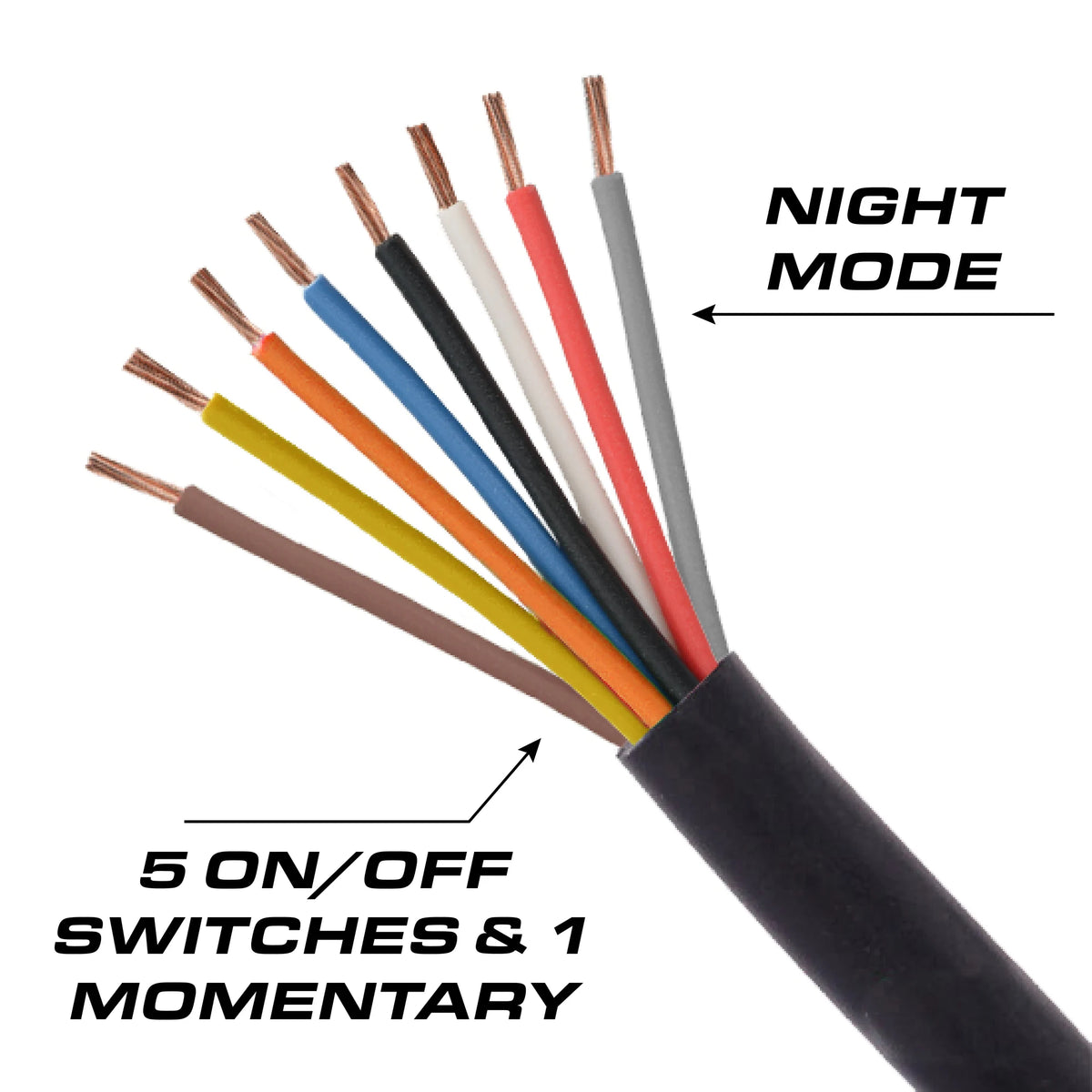 Feniex 6X Switch Box 5 on/off switches, 1 momentary, night mode