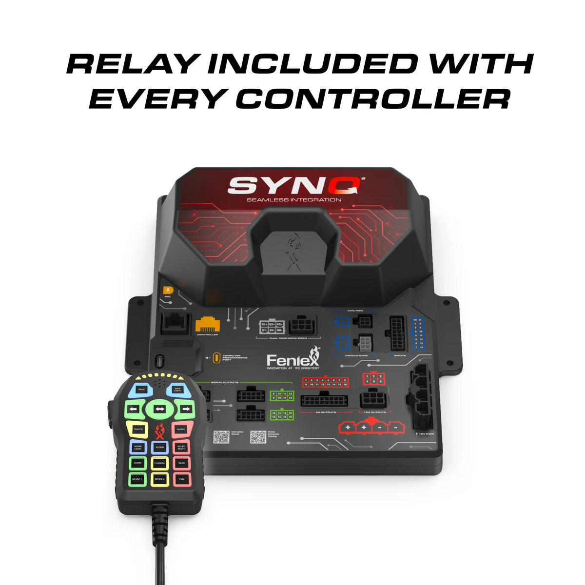 Feniex SYNQ-H Handheld Controller with included relay