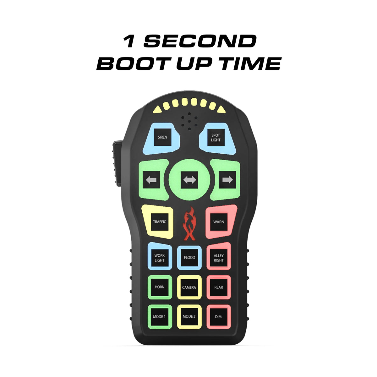Feniex SYNQ-H Handheld Controller 1 second boot-up time