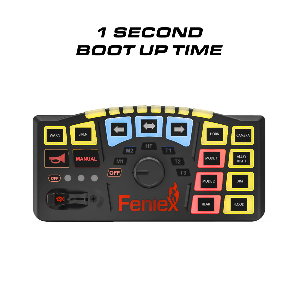 Feniex SYNQ-R Controller 1 second boot-up time