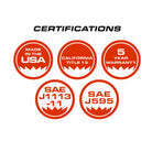 Feniex T3 certifications