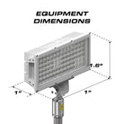 Feniex Torch Pole Light equipment dimensions