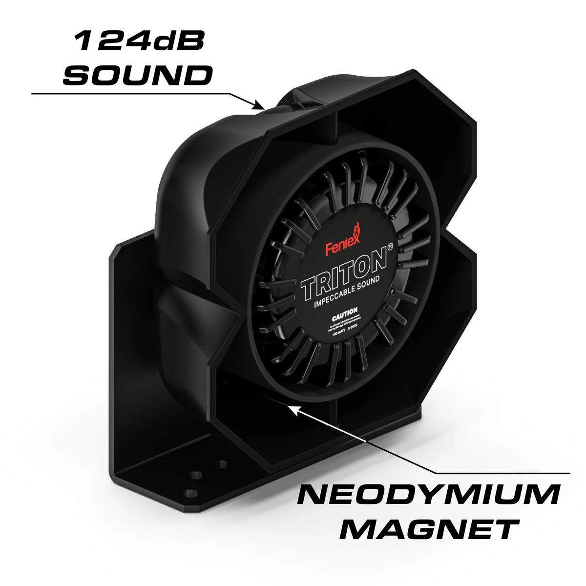Feniex Triton 100W Speaker 124dB sound with neodymium magnet