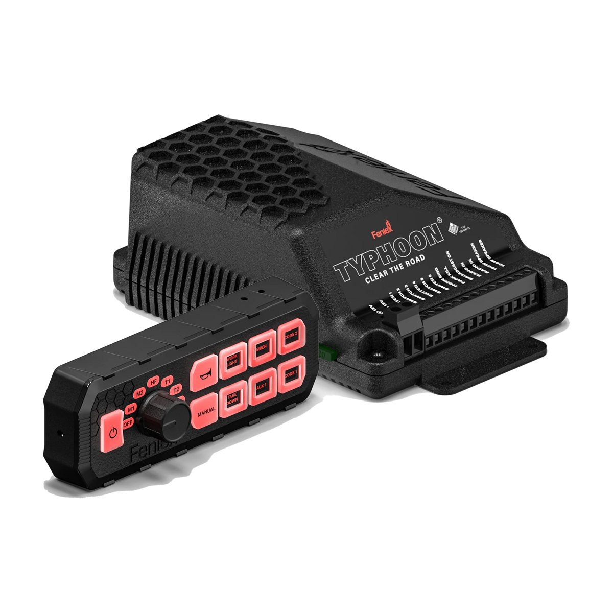 Feniex Typhoon Full-Function controller with siren amplifier