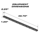 Feniex Fusion 50 Work Light equipment dimensions