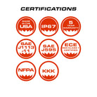 Feniex Fusion Work Light certifications