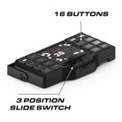 Feniex 20X Controller 16 buttons and 3-position slide switch