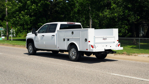 Chevrolet Silverado with a CM Warrior service body